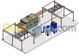 PEINTURE INDUSTRIELLE/FOUR ELECTROSTAT