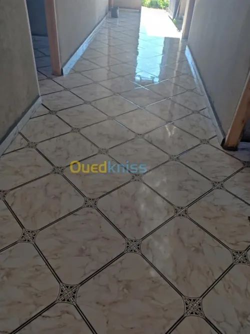 Pose dalle sole et faïence