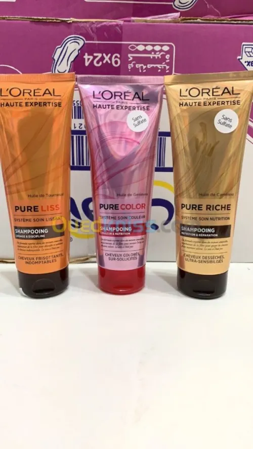 Shampooing l'Oreal, Keratine et Serum