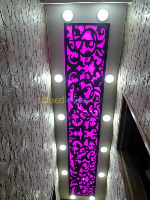 Habillage vitrine et panneaux (pub) 