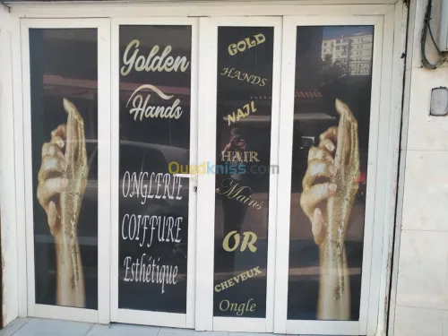 Habillage vitrine et panneaux (pub) 