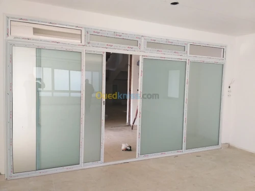 Menuiserie aluminium Pvc et mur rideau