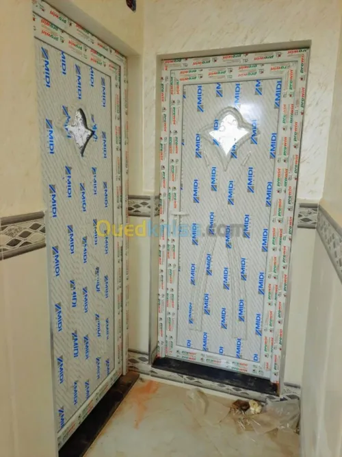 Menuiserie aluminium Pvc et mur rideau