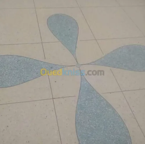 Granito coulé et ponçage