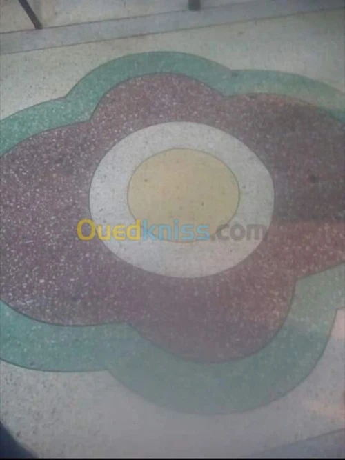 Granito coulé et ponçage