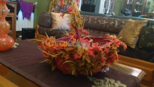 confection de corbeilles de fête ..