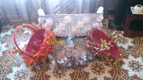 confection de corbeilles de fête ..