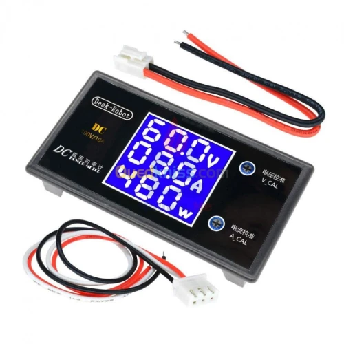 Arduino - wattmètre voltmètre DC 0-100V 10A 