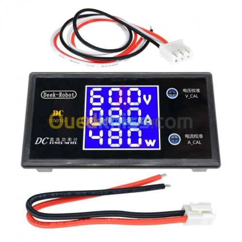 Arduino - wattmètre voltmètre DC 0-100V 10A 