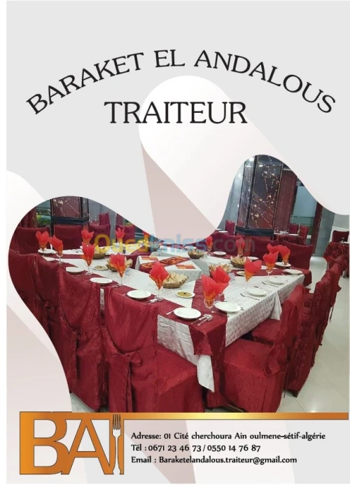 Prestations de service traiteur 