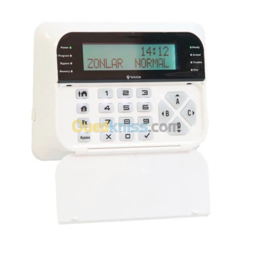 KIT CENTRALE TEKINIM AVEC MODULE GSM (CENTRALE+2 DETECTEURS +CLAVIER+TELECOMMANDE) TSP-5324