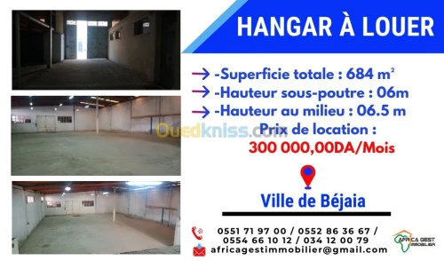 Location Hangar Bejaia Bejaia