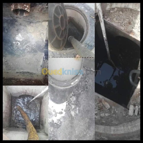 Camion Hydrocureur Débouchage canalisation 