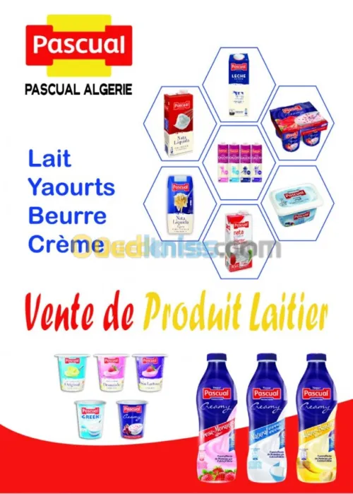 vente de produits laitiers