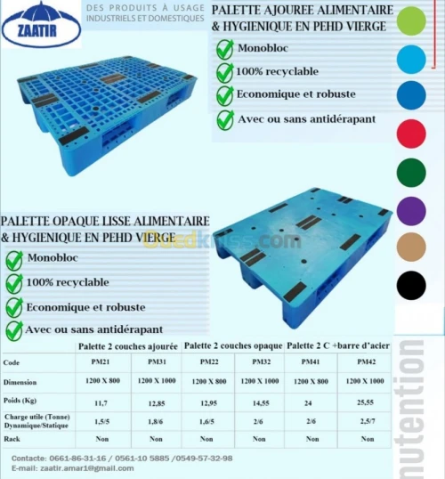 palette de manutention