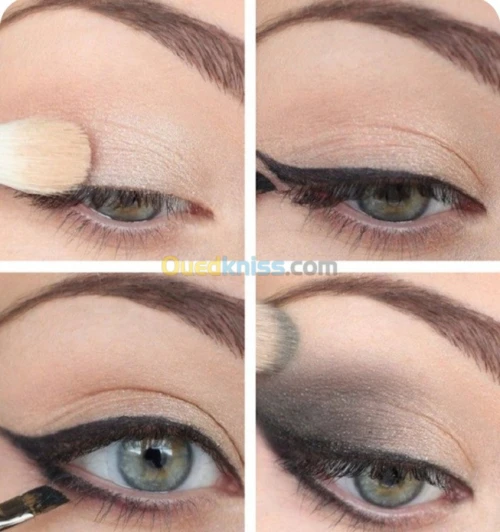 Maquillage et coiffure modernes à domicile 