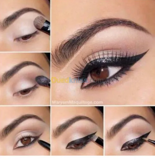 Maquillage et coiffure modernes à domicile 