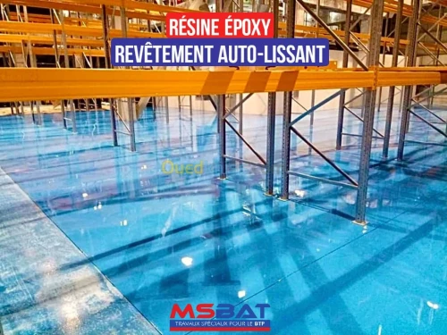 Revêtement de sols en résine époxy 
