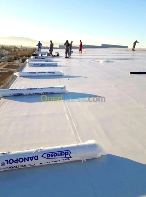 etancheité  en membrane PVC 