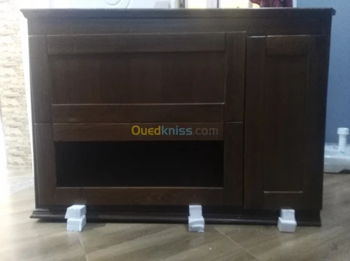 Cuisine en bois heutre.