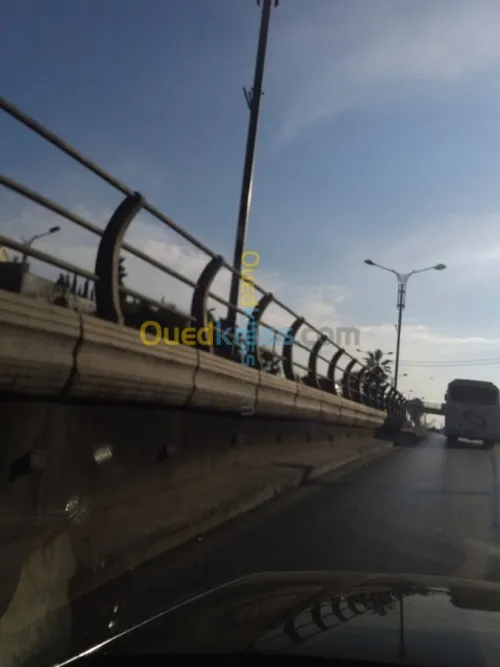 Garde corps métallique pont