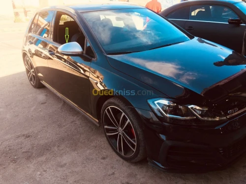 Coques de rétroviseurs Alu matt pour VW GOLF 7.5 GTD