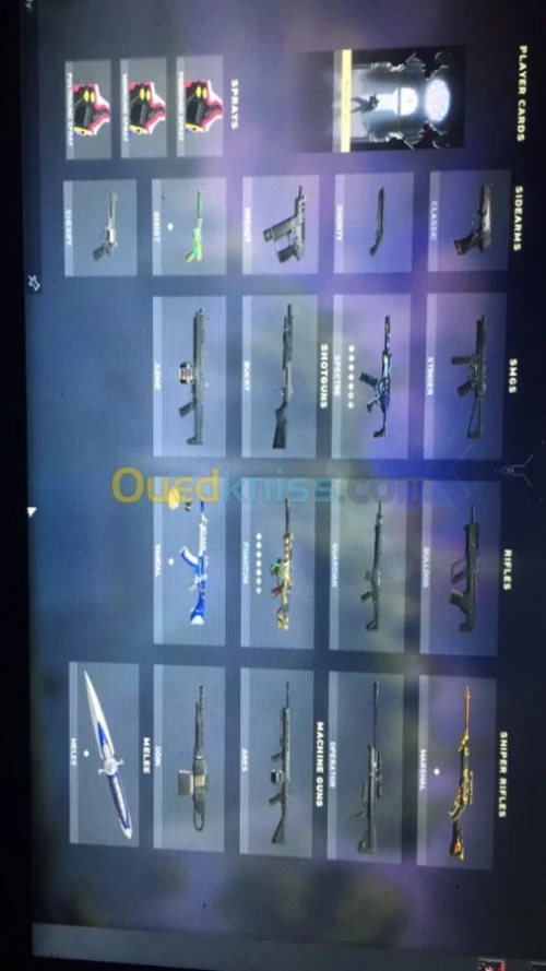 Valorant compte avec skins