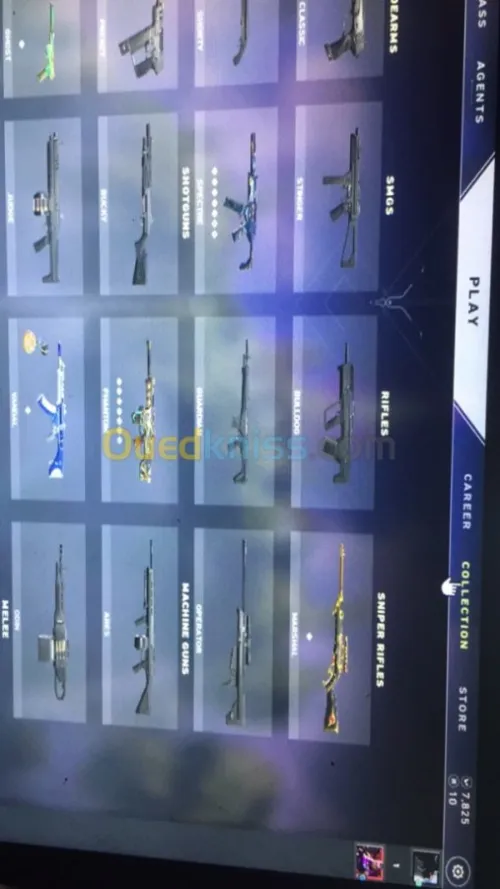 Valorant compte avec skins