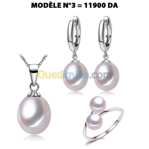 Parures 3 & 4 pièces Perles  Culture