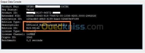 Office2016&2019 et 2021  H/S et H/B