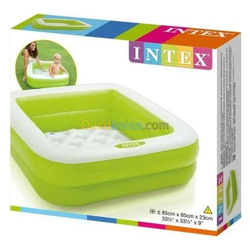 INTEX Piscine Gonflable Familiale - 85 Cm X 85 Cm X 23 Cm