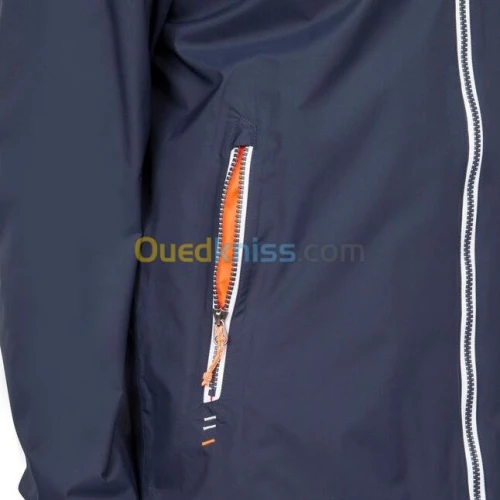 VESTE DECATHLON IMPERMÉABLE DE VOILE - VESTE DE PLUIE COUPE VENT SAILING 100 HOMME NAVY