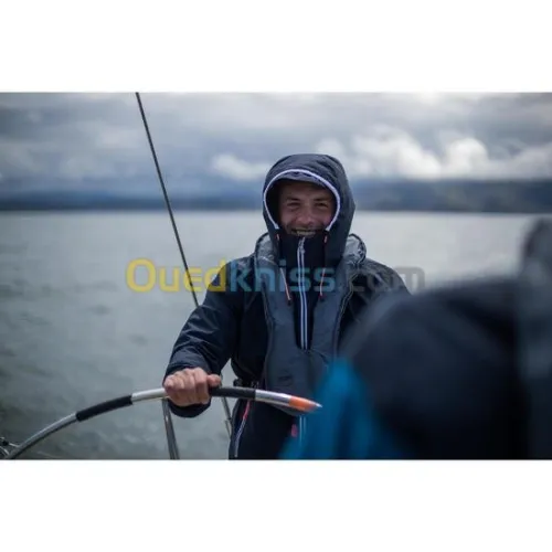 VESTE DECATHLON IMPERMÉABLE DE VOILE - VESTE DE PLUIE COUPE VENT SAILING 100 HOMME NAVY