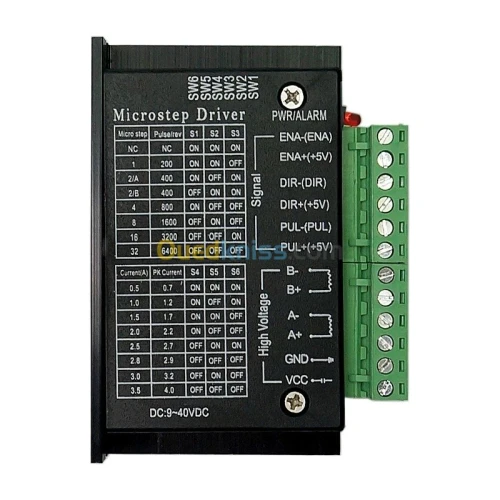 Driver moteur PAS À PAS TB6600 ARDUINO