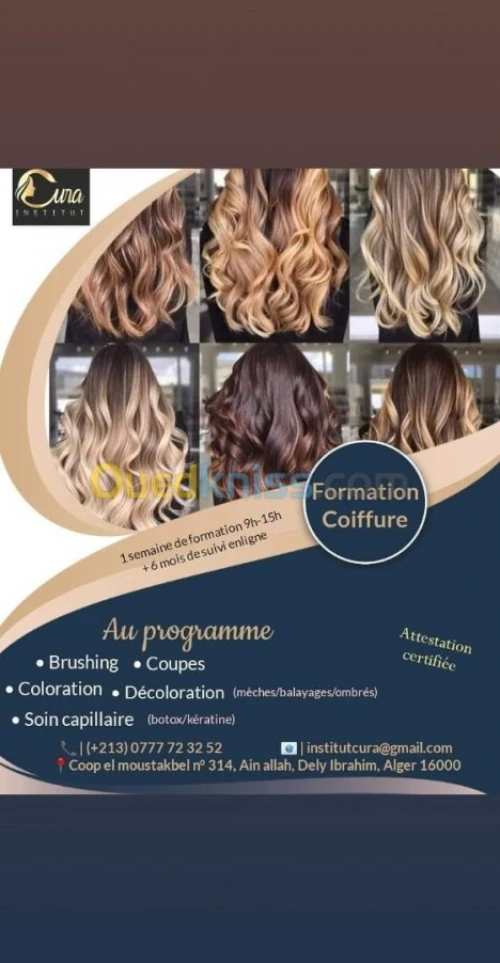 Formation colorist coiffure Esthétique