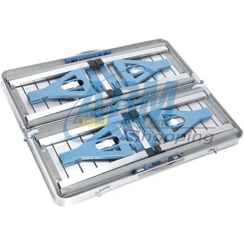 Table de camping pliante Valise en aluminium avec 4 chaises