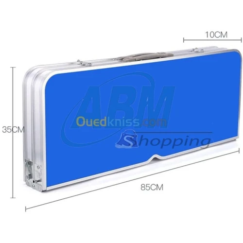 Table de camping pliante Valise en aluminium avec 4 chaises