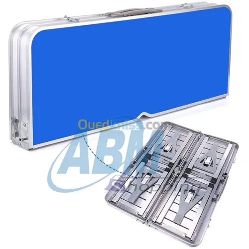 Table de camping pliante Valise en aluminium avec 4 chaises