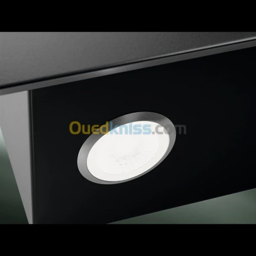 PROMO HOTTE INCLINEE EN 2 VERRE NOIR 60CM