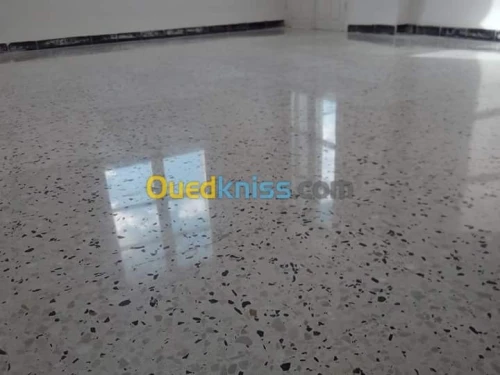 Ponçage et lustrage carrelage