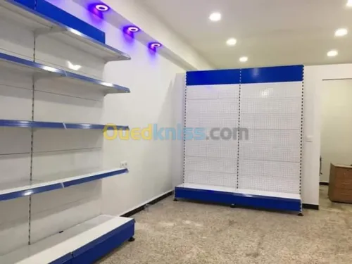 تجهيز المحلات والمساحات الكبرى والصغرى
