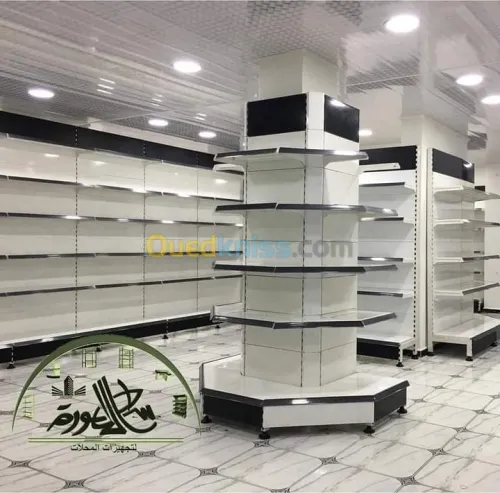 تجهيز المحلات والمساحات الكبرى والصغرى