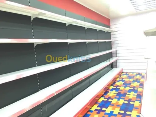 تجهيز المحلات والمساحات الكبرى والصغرى