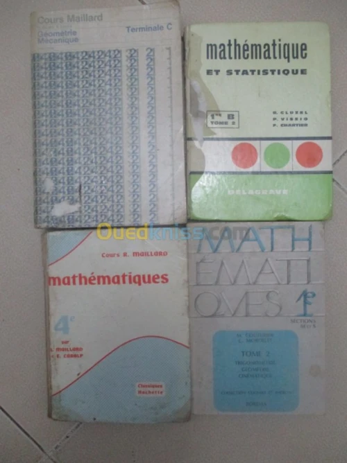 Livre  Mathématique / كتب الرياضيات 