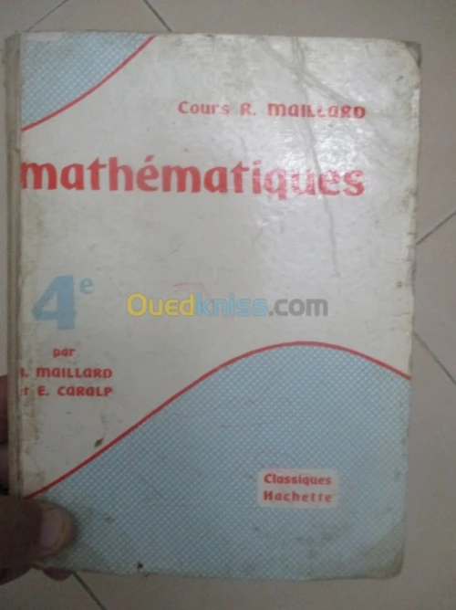 Livre  Mathématique / كتب الرياضيات 