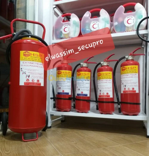 Vente et maintenance tous type d'extincteur
