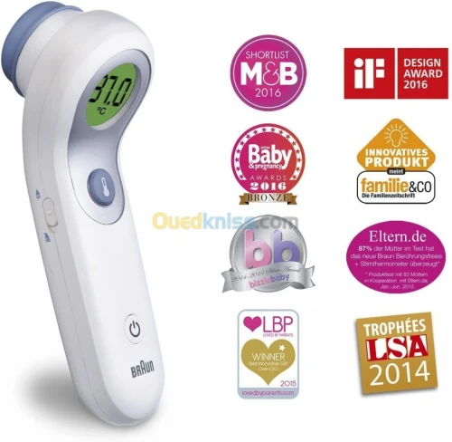 Braun thermomètre frontal sans contact
