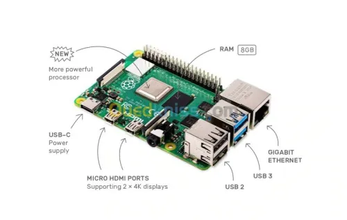 kit RASPBERRY PI 4 RAM 1GO/2GO/4GO/8GO