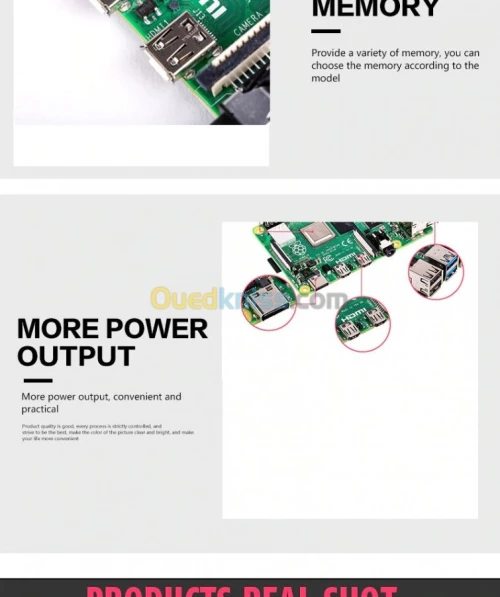 kit RASPBERRY PI 4 RAM 1GO/2GO/4GO/8GO