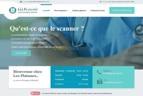 Réalisation des sites web/application